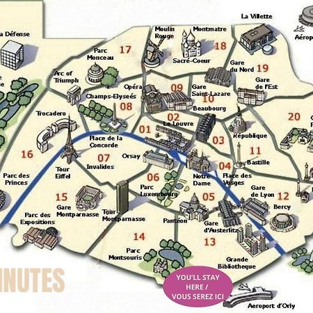 Appartement Cosy Au Calme A 20 Min De Paris Вильжюиф Экстерьер фото